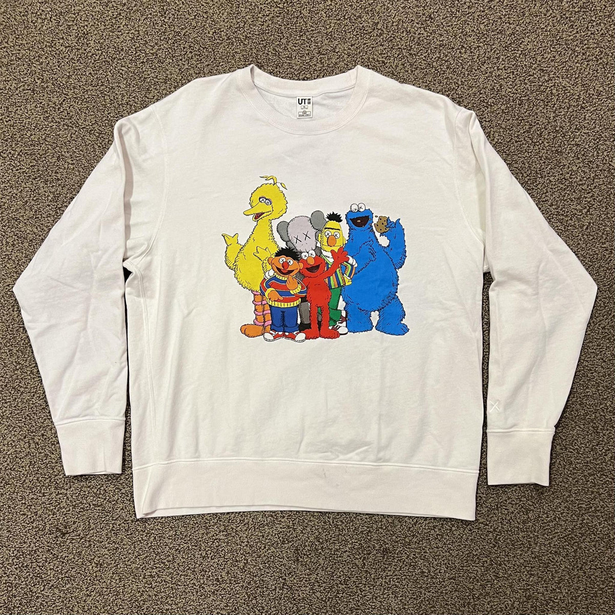 Kaws x sesame sweatshirt best sale