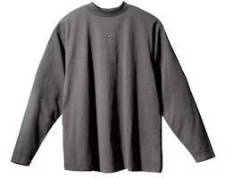 Yeezy Gap Logo Longsleeve Tee Dark Grey