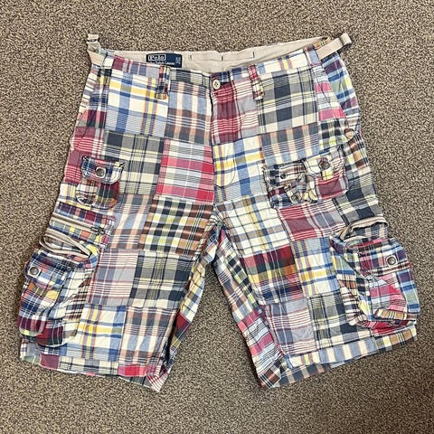 Vintage Polo Ralph Lauren Patchwork Plaid Shorts